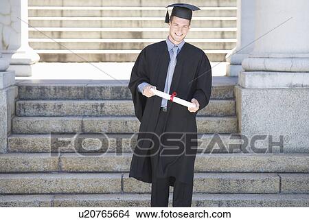 Picture - Portrait of a graduate. Fotosearch