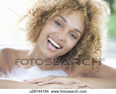Picture - Portrait of a young woman. Fotosearch