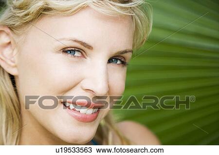 Beauty portrait of a woman in a tropical setting. View Large Photo Image Stock Image - Beauty portrait of a woman in a tropical setting.. Fotosearch