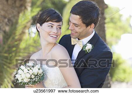 A bride and groom View Large Photo Image Stock Photo - A bride and groom. Fotosearch