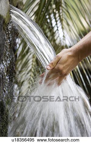 Washing hands in a stream of water View Large Photo Image Stock Photography - Washing hands in a stream of water. Fotosearch