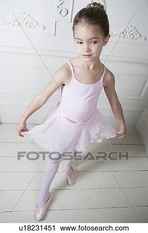 Stock Image - Girl in a ballet tutu. Fotosearch