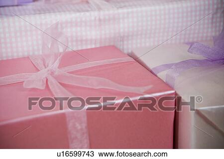 Still life of birthday presents View Large Photo Image Stock Image - Still life of birthday presents. Fotosearch