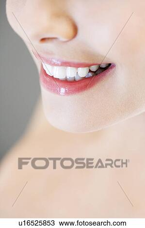 Young woman's smile View Large Photo Image Stock Image - Young woman's smile. Fotosearch