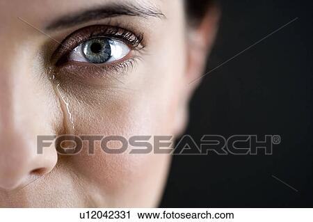Close up of woman crying View Large Photo Image Stock Image - Close up of woman crying. Fotosearch