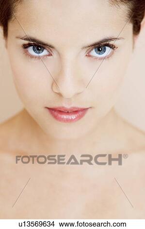 Portrait of a young woman View Large Photo Image Picture - Portrait of a young woman. Fotosearch