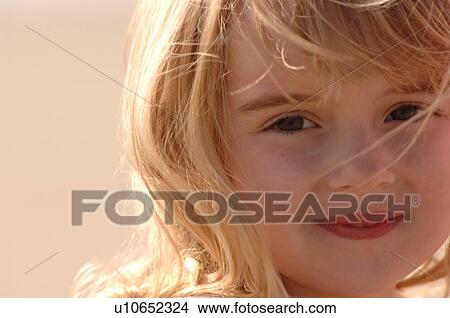 Close up of young girls face View Large Photo Image Picture - Close up of young girls face. Fotosearch