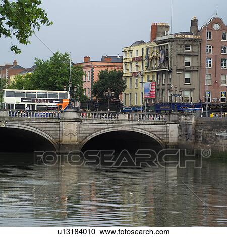 Dublin Ireland - Liffey River View Large Photo Image Stock Image - Dublin Ireland - Liffey River. Fotosearch