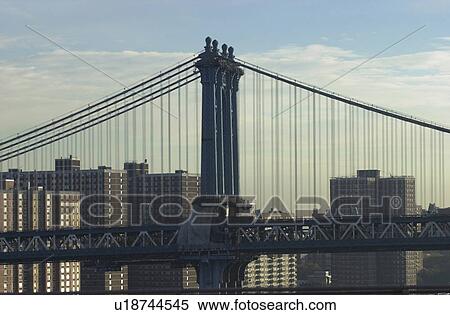 Stock Photography - Manhattan Bridge, New York City. Fotosearch