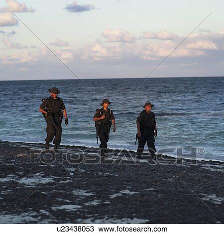 Three Soliders at the Beach View Large Photo Image Stock Image - Three Soliders at the Beach. Fotosearch