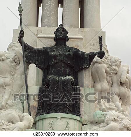 Stock Photo - Low angle view of a statue, Havana, Cuba. Fotosearch
