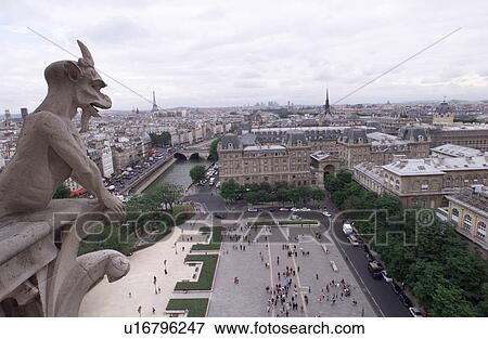Stock Photo - Notre Dame, Ile de la Cite, Paris, France. Fotosearch