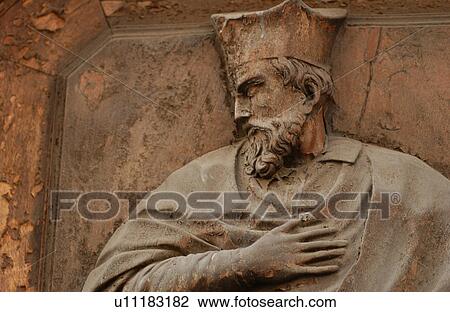 Stock Image - Statues of Florence, Italy. Fotosearch