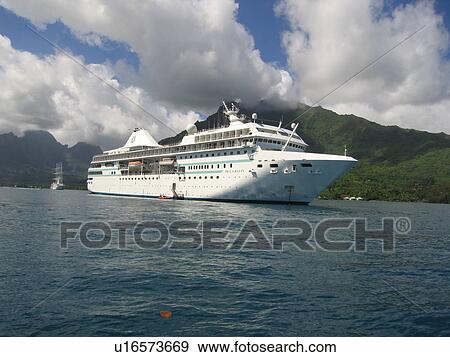 A yacht on the sea View Large Photo Image Stock Photo - A yacht on the sea. Fotosearch