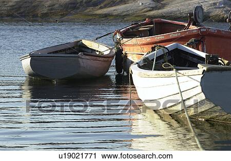 Stock Image - Boats at Dock. Fotosearch