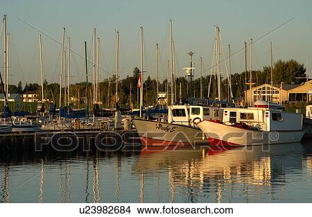 Boats in Harbor View Large Photo Image Picture - Boats in Harbor. Fotosearch