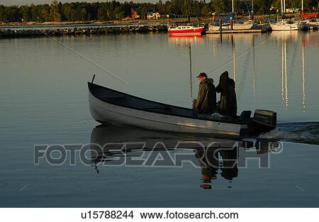 Fisherman in a Boat View Large Photo Image Picture - Fisherman in a Boat. Fotosearch