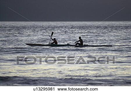 Kayak Out at Sea View Large Photo Image Stock Image - Kayak Out at Sea. Fotosearch
