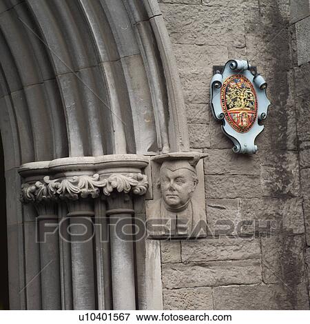 Dublin, Ireland -Crest on wall of St. Patrick’s Cathedral View Large Photo Image Stock Photo - Dublin, Ireland -Crest on wall of St. Patrick’s Cathedral. Fotosearch