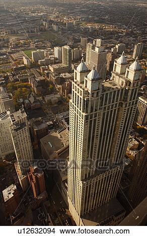 Picture - Aerial View of Chicago. Fotosearch