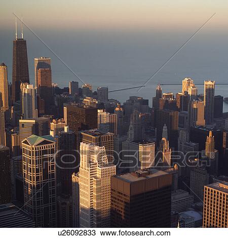 High-rise buildings in Chicago View Large Photo Image Stock Image - High-rise buildings in Chicago. Fotosearch