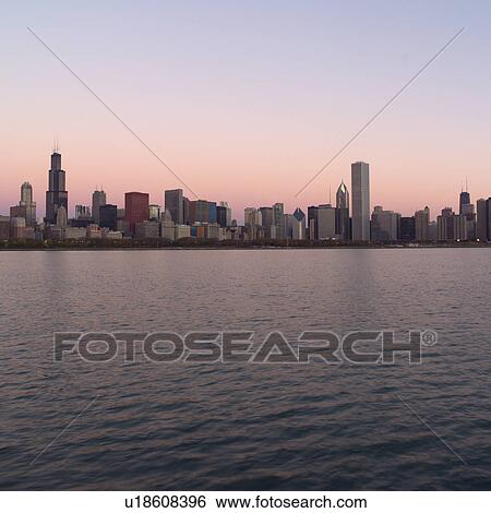 High-rise buildings in Chicago View Large Photo Image Stock Photograph - High-rise buildings in Chicago. Fotosearch