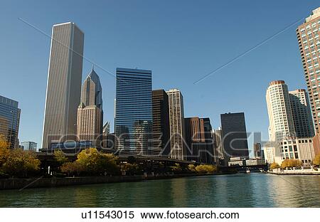 High rise buildings in Chicago View Large Photo Image Stock Photography - High rise buildings in Chicago. Fotosearch