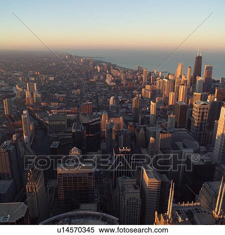High-rise buildings in Chicago View Large Photo Image Stock Photography - High-rise buildings in Chicago. Fotosearch