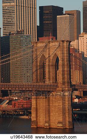 New York City - view from Manhattan Bridge View Large Photo Image Stock Photo - New York City - view from Manhattan Bridge. Fotosearch