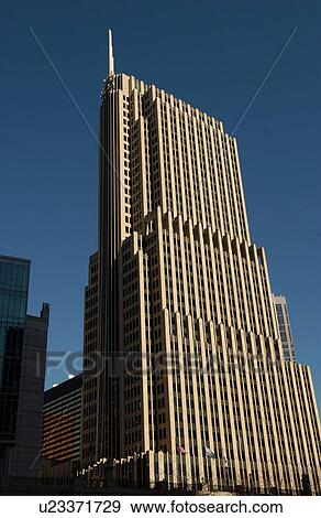 Stock Photo - High rise buildings in Chicago. Fotosearch