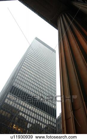 Stock Photo - Low angle view of a high-rise building. Fotosearch
