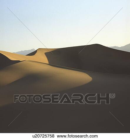 Stock Photo - Photographs of Sand Dunes of Death Valley California. Fotosearch