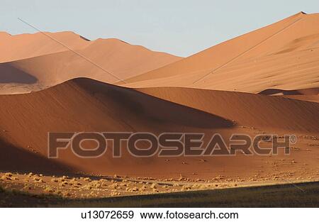 Sand Dunes of Sossusvlei - Namib desert, Namibia View Large Photo Image Stock Photo - Sand Dunes of Sossusvlei - Namib desert, Namibia. Fotosearch