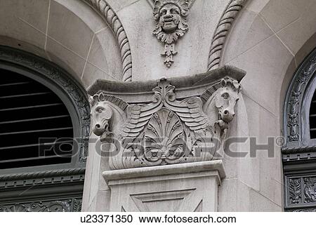 Carving on building in Vancouver View Large Photo Image Stock Image - Carving on building in Vancouver. Fotosearch