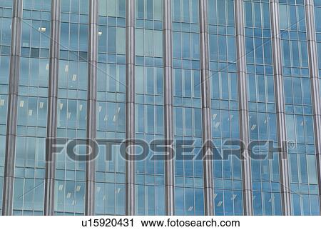 Stock Image - Exterior of highrise in downtown Vancouver. Fotosearch