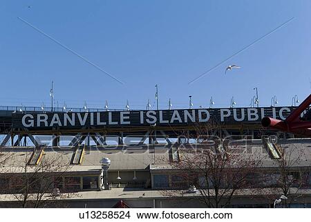 Grandville Island sign View Large Photo Image Picture - Grandville Island sign. Fotosearch