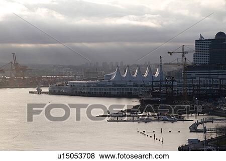 Vancouver Harbour View Large Photo Image Stock Photo - Vancouver Harbour. Fotosearch