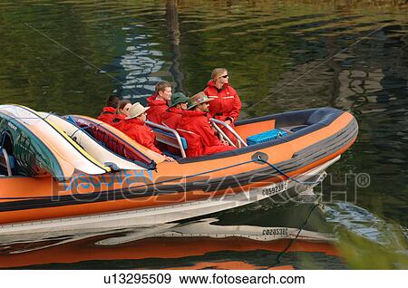 Stock Photo - Kayak Tour leaving Ucluelet Harbout, Vancouver Island, Canada. Fotosearch