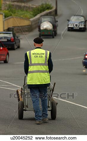 Ireland - street cleaner View Large Photo Image Stock Image - Ireland - street cleaner. Fotosearch