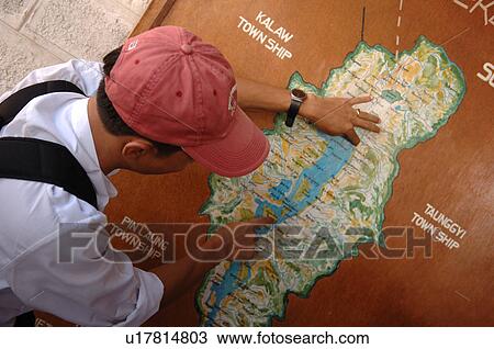 Stock Image - Mayanmar Map. Fotosearch