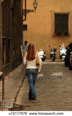 Street of Florence Italy View Large Photo Image Stock Image - Street of Florence Italy. Fotosearch
