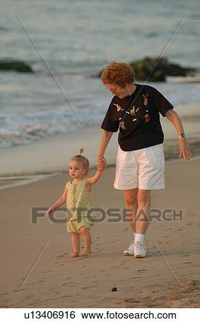 Family on Beach - Hawaii View Large Photo Image Stock Photograph - Family on Beach - Hawaii. Fotosearch