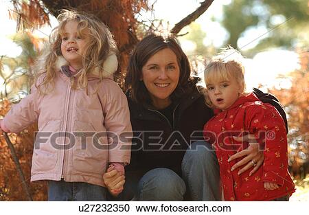 Mother with Children View Large Photo Image Stock Image - Mother with Children. Fotosearch
