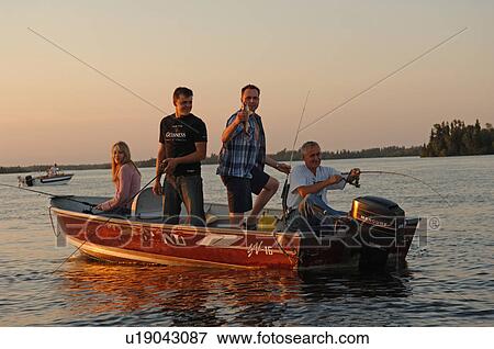 People in a boat fishing View Large Photo Image Stock Photo - People in a boat fishing. Fotosearch