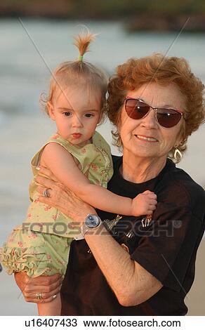 Woman with her Granddaughter View Large Photo Image Stock Image - Woman with her Granddaughter. Fotosearch