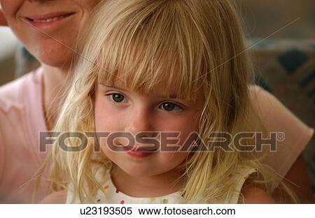 Stock Photography - Close-up of a young girl. Fotosearch