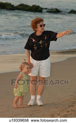 Family on Beach - Hawaii View Large Photo Image Stock Photo - Family on Beach - Hawaii. Fotosearch