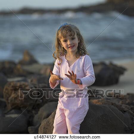 Girl at the Beach View Large Photo Image Stock Photo - Girl at the Beach. Fotosearch