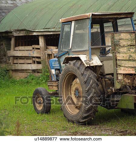 Rural Ireland - tractor View Large Photo Image Stock Photo - Rural Ireland - tractor. Fotosearch
