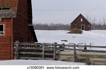 Barn in winter View Large Photo Image Stock Image - Barn in winter. Fotosearch